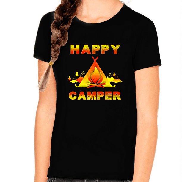 Happy Camper Shirt Camper T-shirt Custom Shirts Camper Camping Life Simple Woman Shirts Camper Shirt Camper Gift Camping Shirt